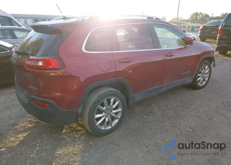 2015 Jeep Cherokee Limited z USA, uszkodzony, nr VIN 1C4PJLDS8FW517805